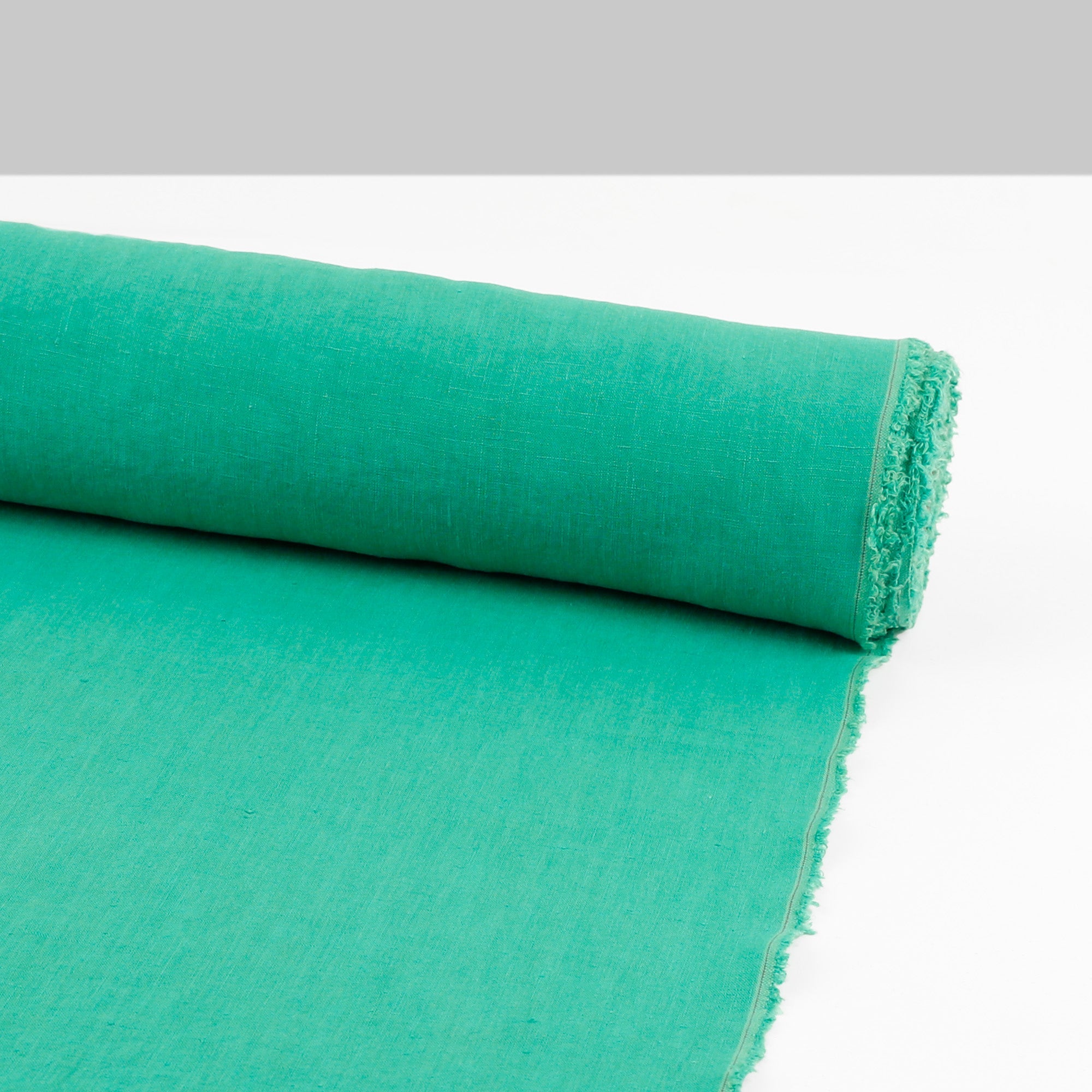 Tumbled Slubby Linen - Spearmint