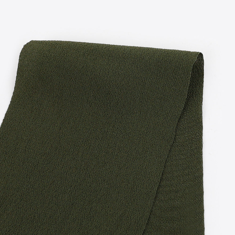 Viscose Crepe - Military Green