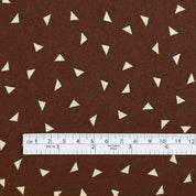 Sprinkle Triangles Viscose Georgette - Ganache
