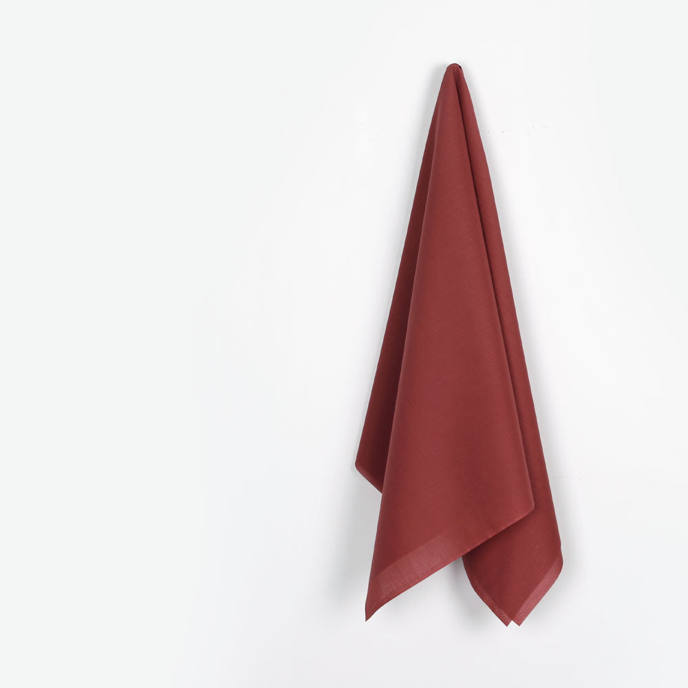 Cotton Shirting - Carmine