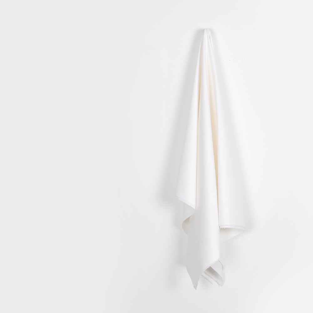 Stretch Cotton Poplin - Off White