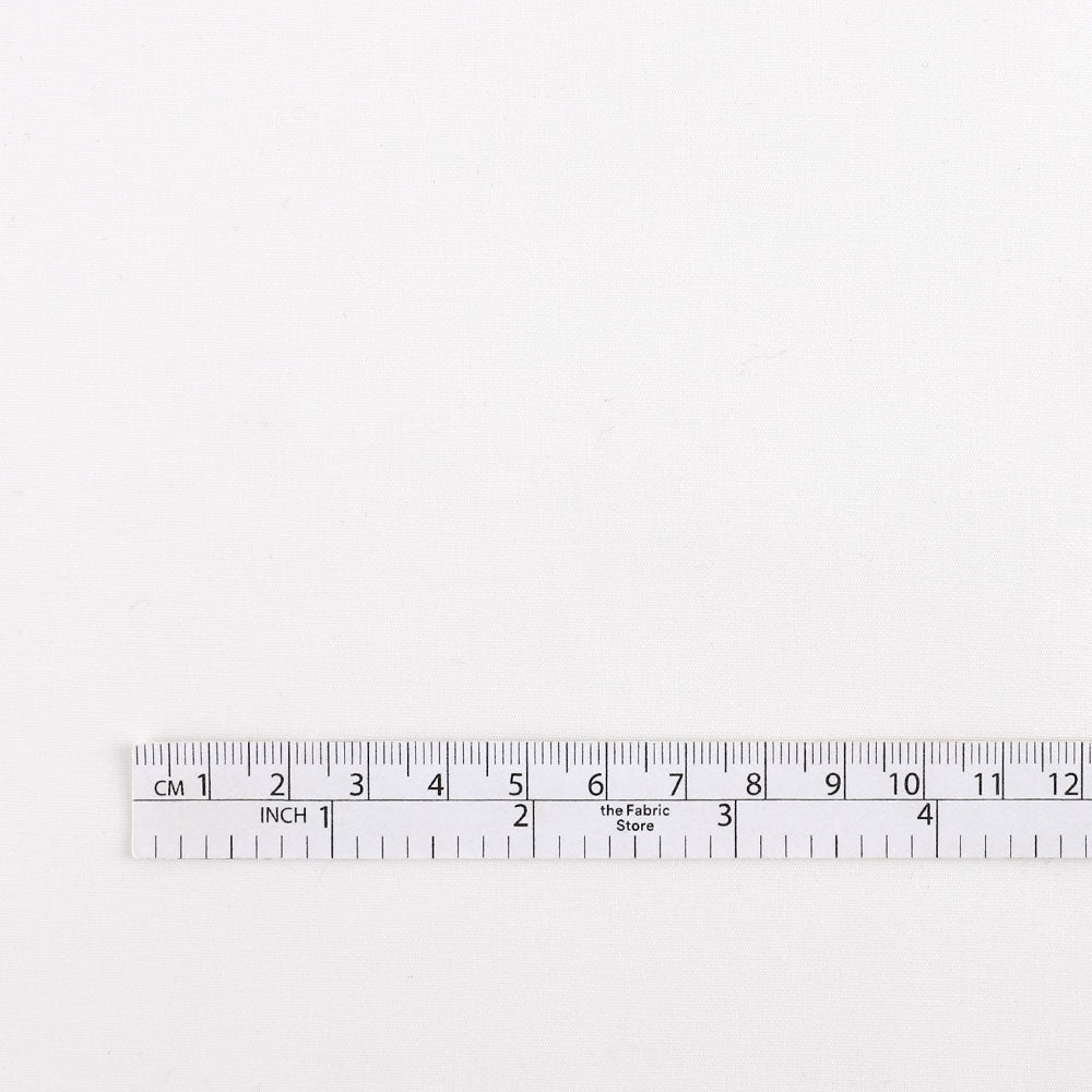 Stretch Cotton Poplin - Off White