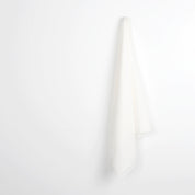 Dobby Silk / Cotton Voile - White