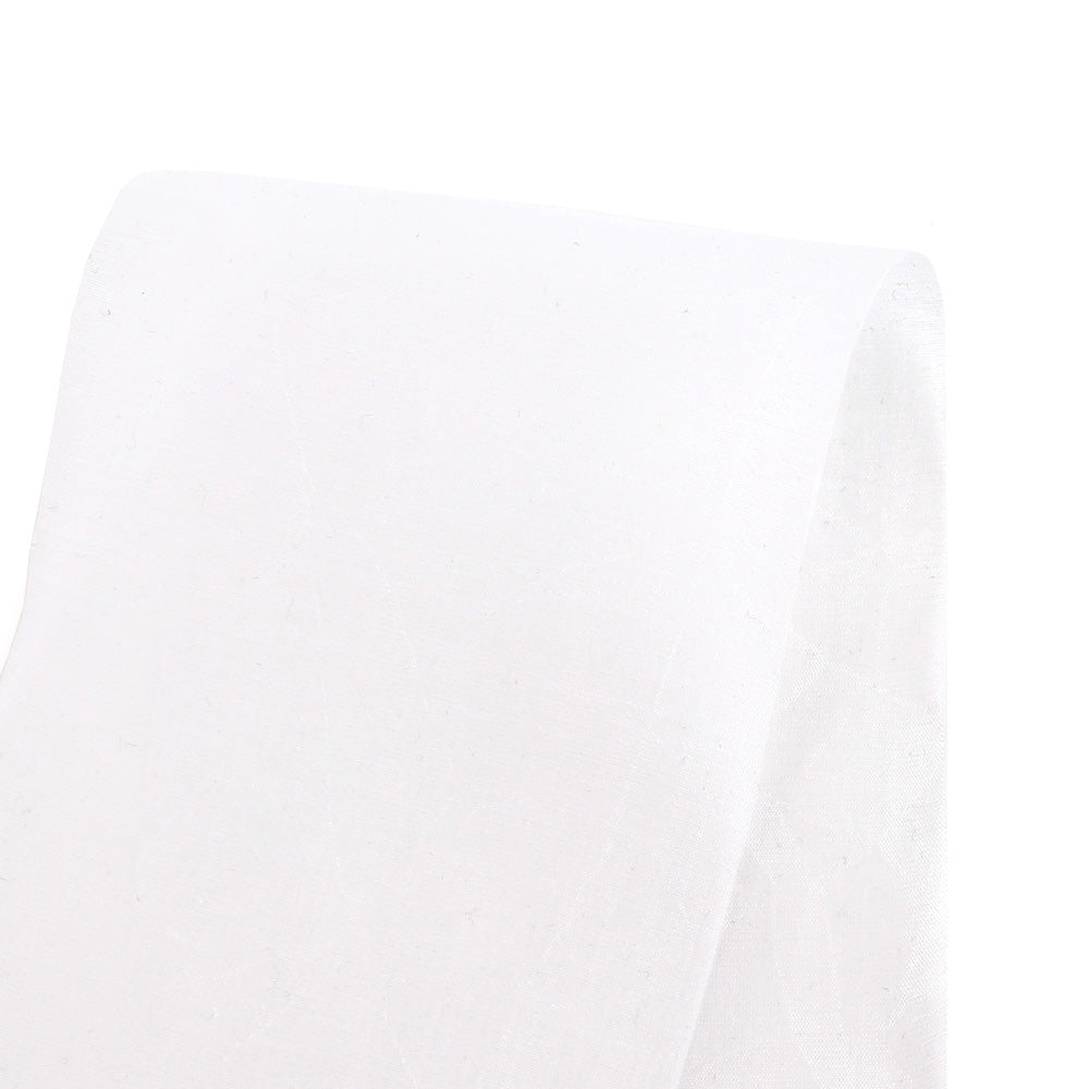 Sheer Bouncy Cotton / Poly - White