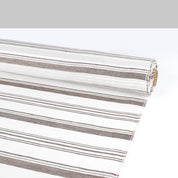 Woven Stripe Cotton / Linen - Portobello