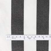 Bold Stripe Cotton / Nylon - Black / White