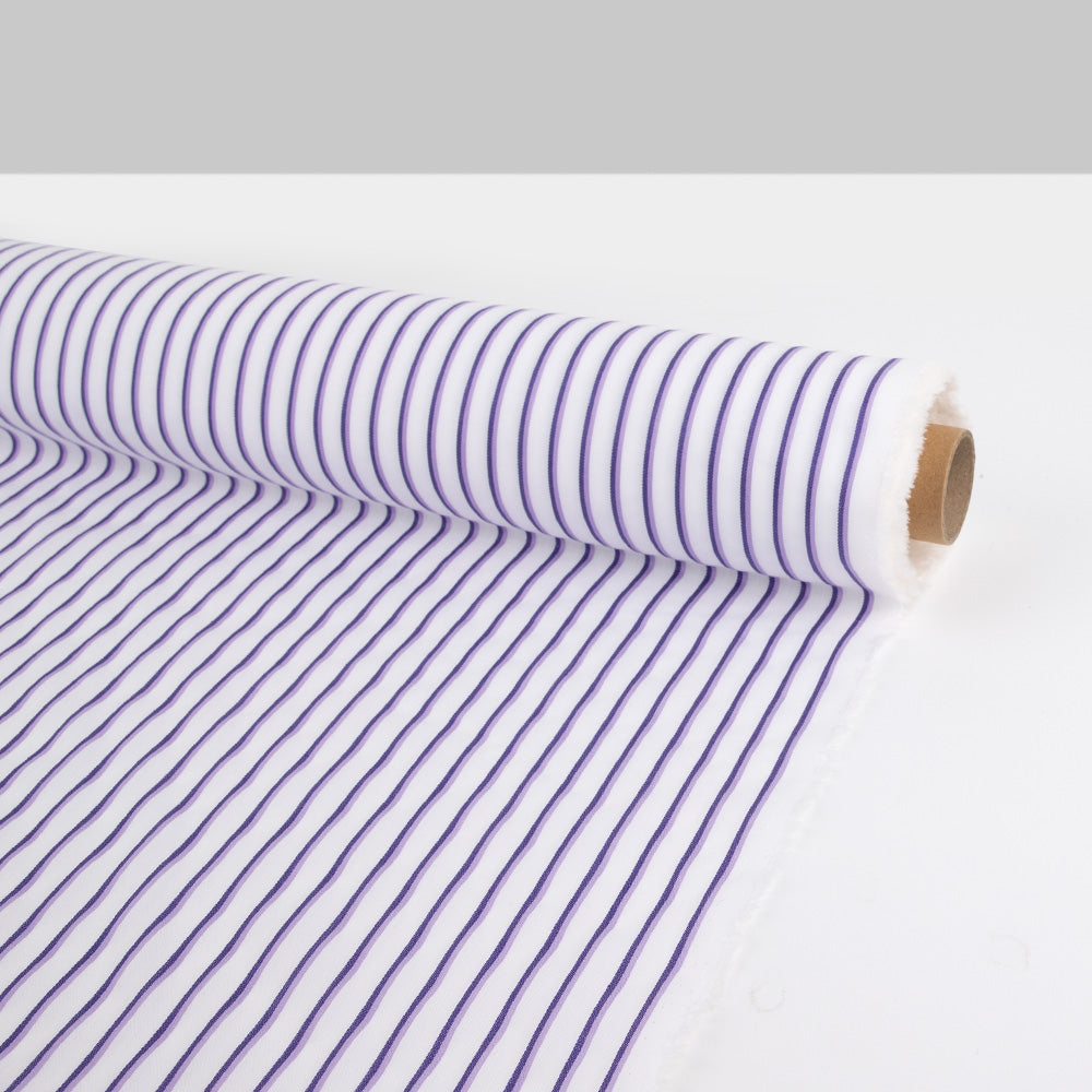Woven Shadow Stripe Cotton - Allium