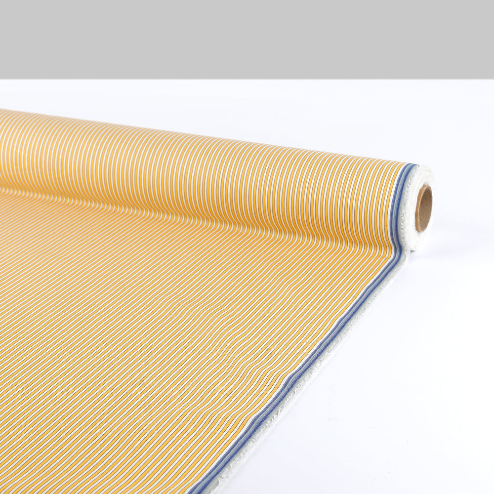 Track Stripe Cotton Twill - Sunflower