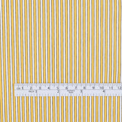 Track Stripe Cotton Twill - Sunflower