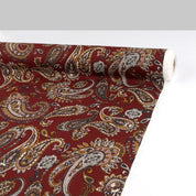 Paisley Cotton / Rayon - Maroon Mix