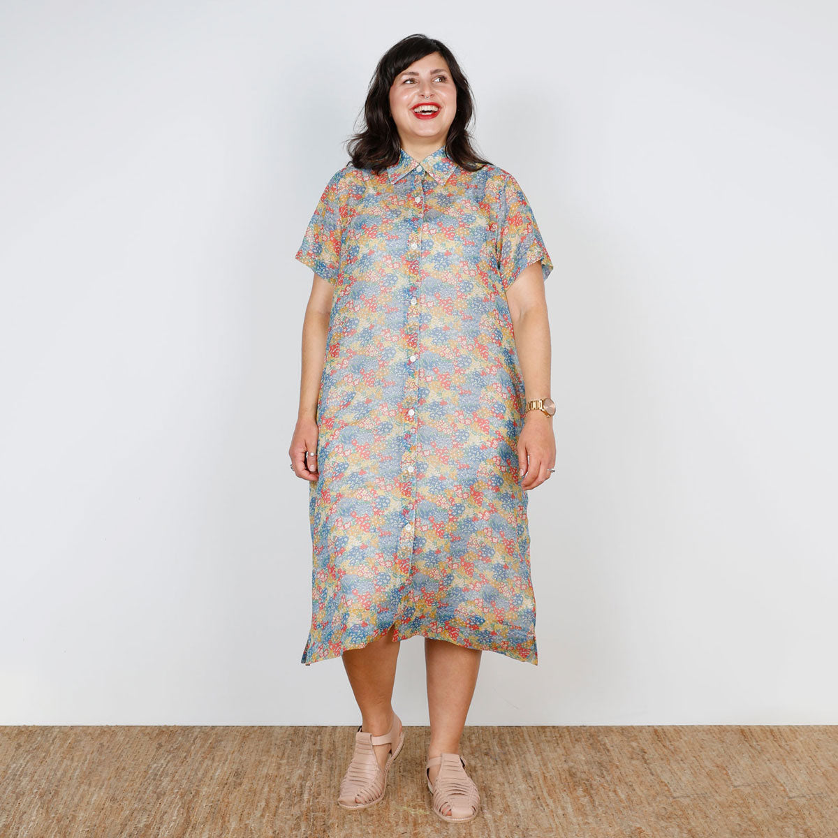 Make by TFS — Bloom Dress in Liberty Silk