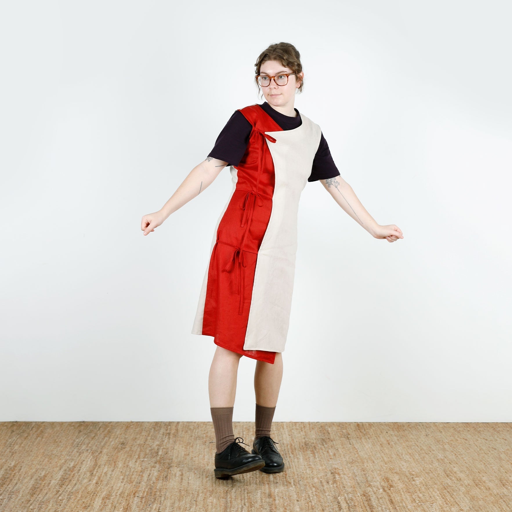 Staff Made — Steph's Puff & Pencil Crossover Dress – The Fabric Store