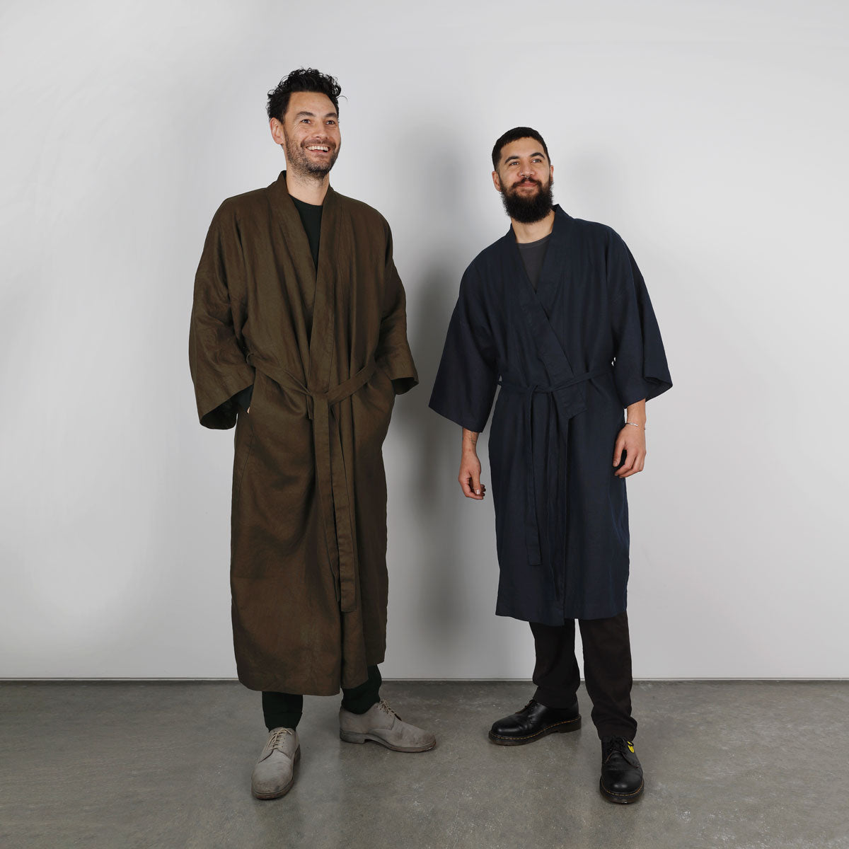 Heavyweight Robe Make by TFS — Lucie Robe in Heavyweight Linen – The Fabric Store