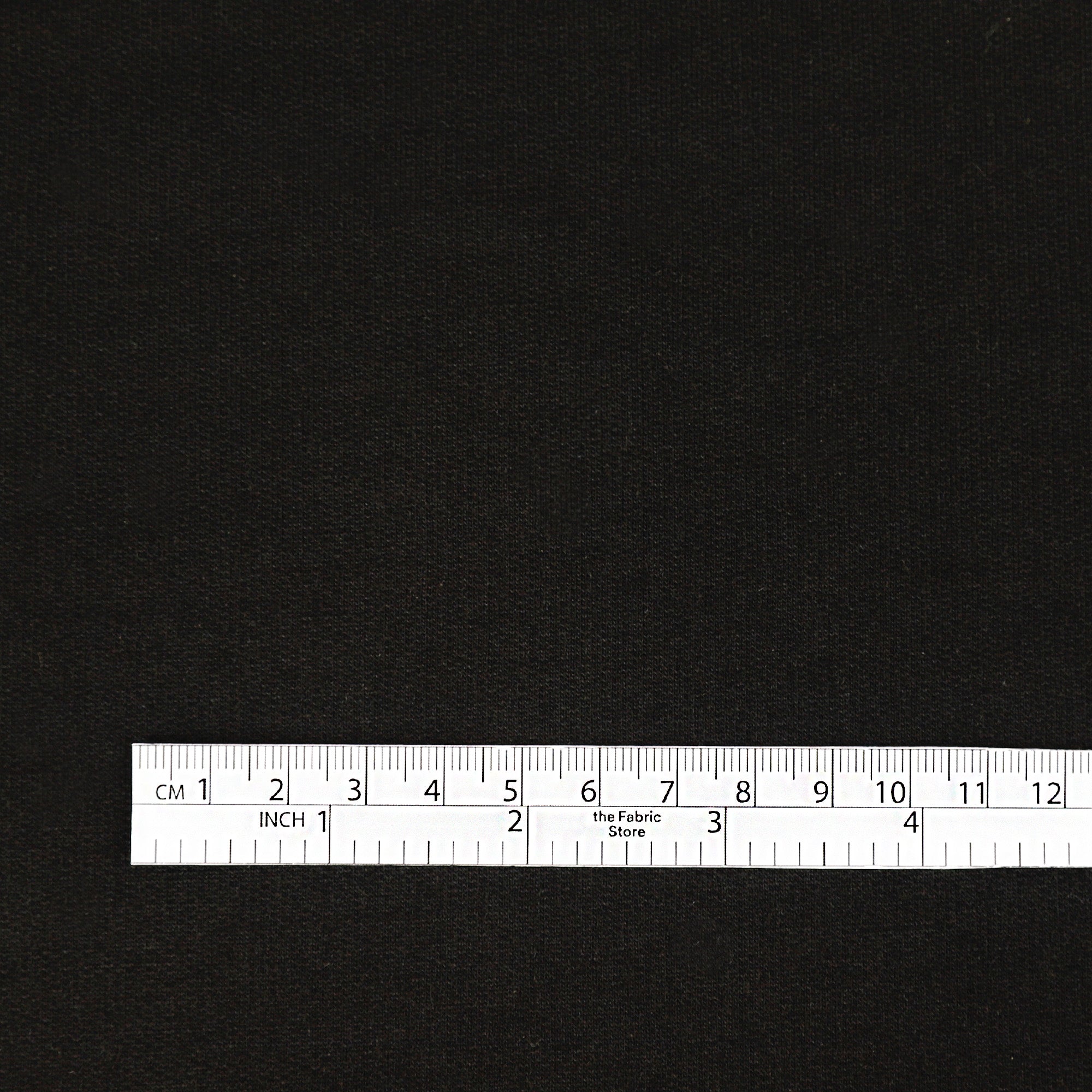 Pure Merino Sweatshirting - Black