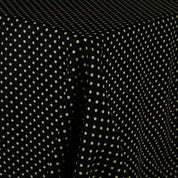 Polka Dot Silk Cotton Voile - Vintage Black