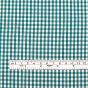 Gingham Cotton - Marine
