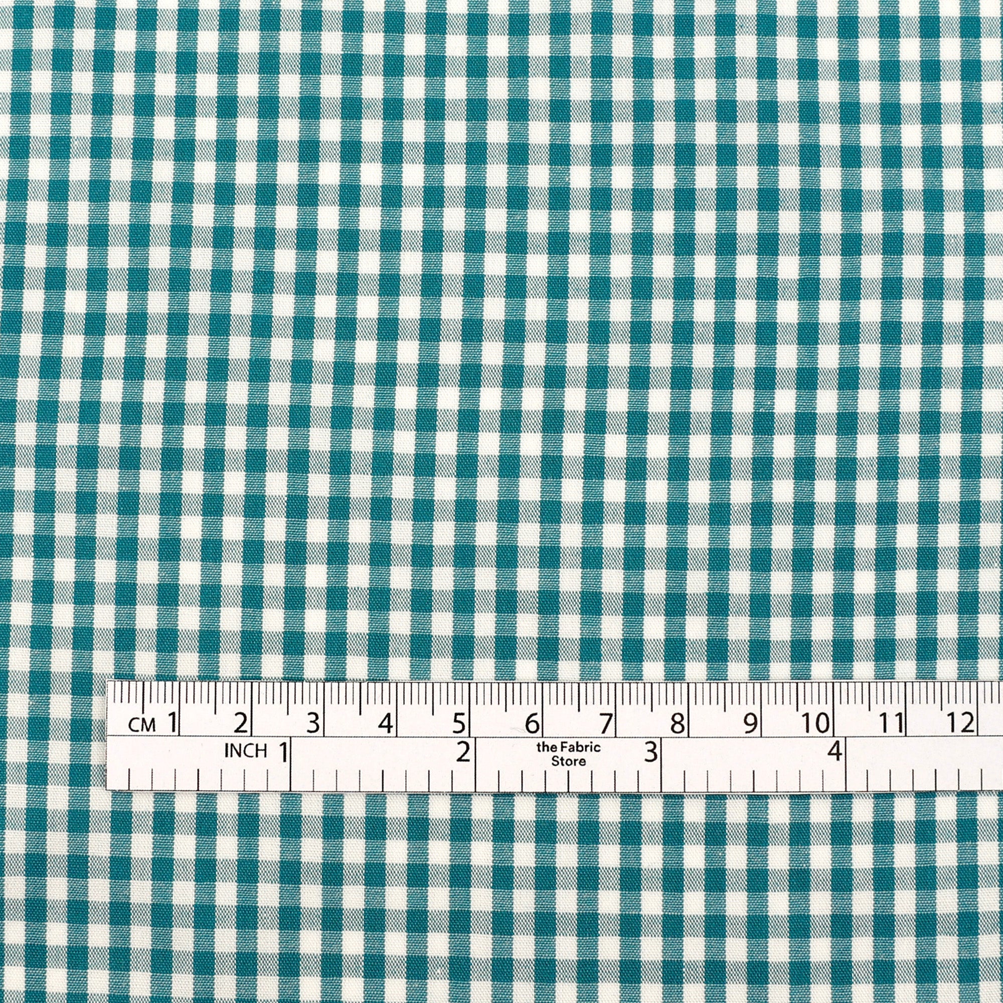 Gingham Cotton - Marine
