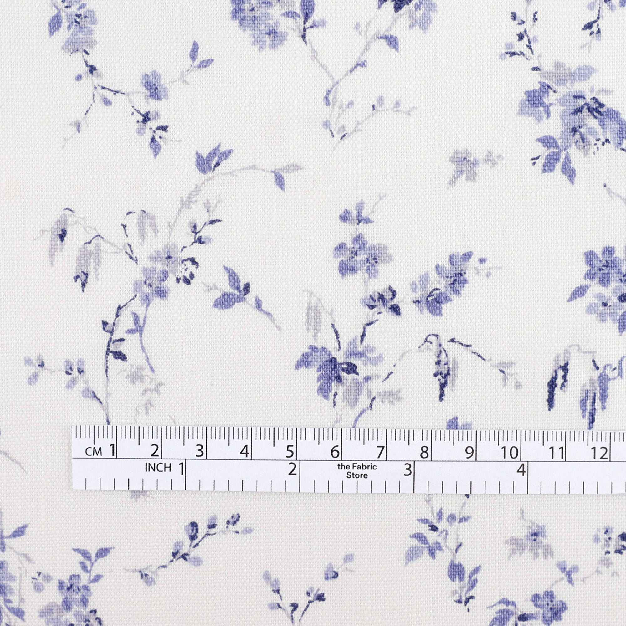 Wisteria Mandevilla Linen - Blue