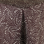 Bandana Floral Silk Cotton Voile - Coffee