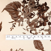 Birch Leaves Silk Satin - Umber
