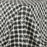 Mod Flower Tweed - Black/White