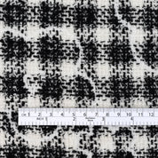 Mod Flower Tweed - Black/White