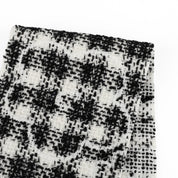 Mod Flower Tweed - Black/White