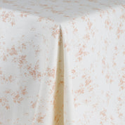 Flirty Floral Linen - Soft Peach