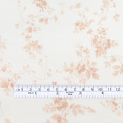 Flirty Floral Linen - Soft Peach