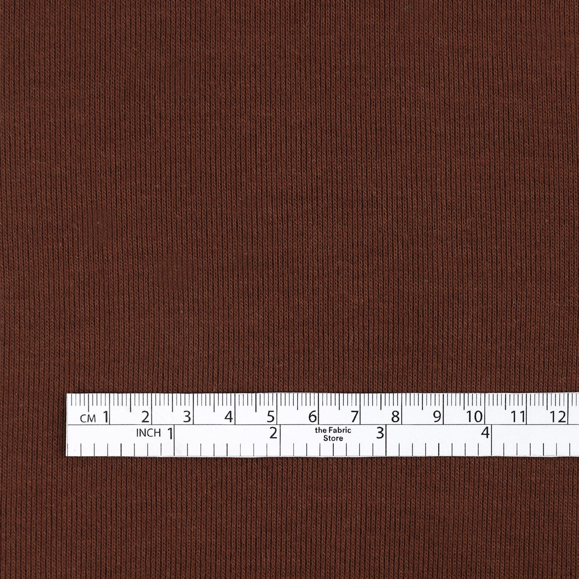 Organic Cotton 1x1 Rib - Cacao