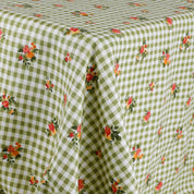 Picnic Posy Linen - Green Mix