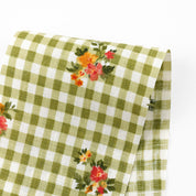 Picnic Posy Linen - Green Mix