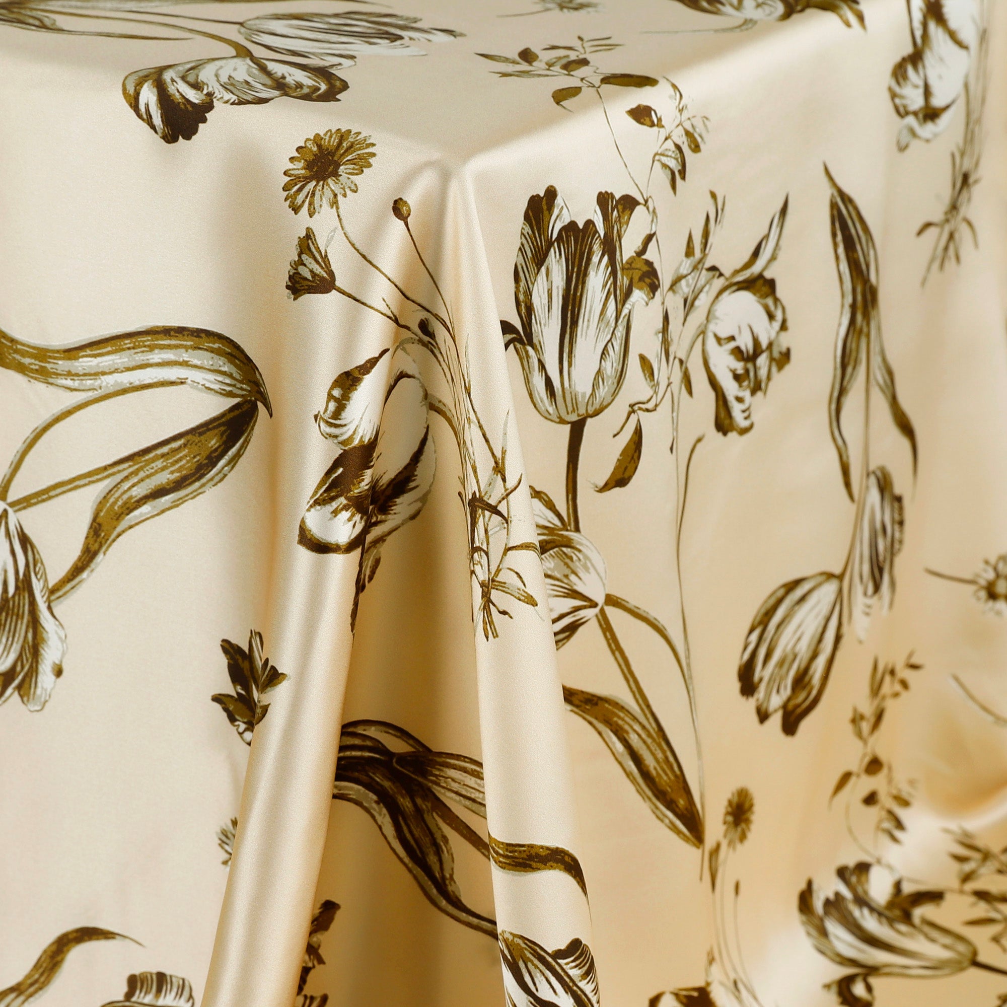 Tulip Silk Satin - Champagne