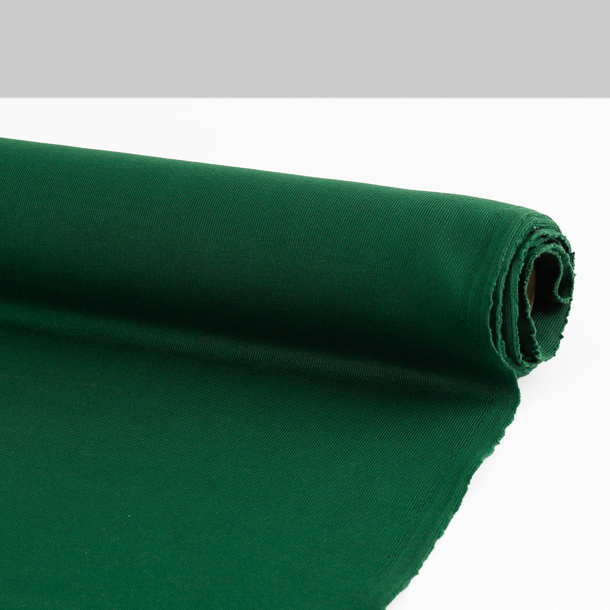 Organic Cotton 1x1 Rib - Forest