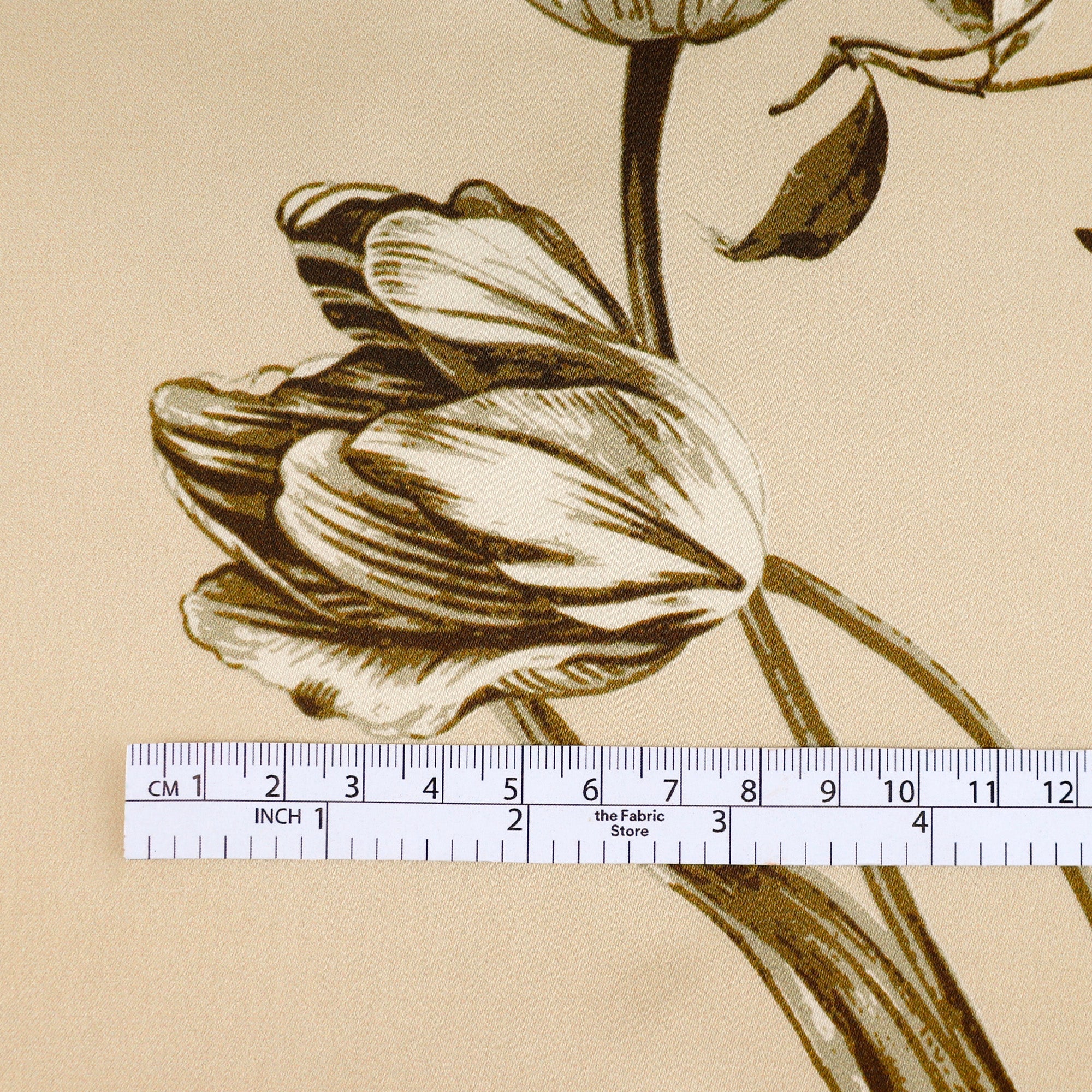 Tulip Silk Satin - Champagne