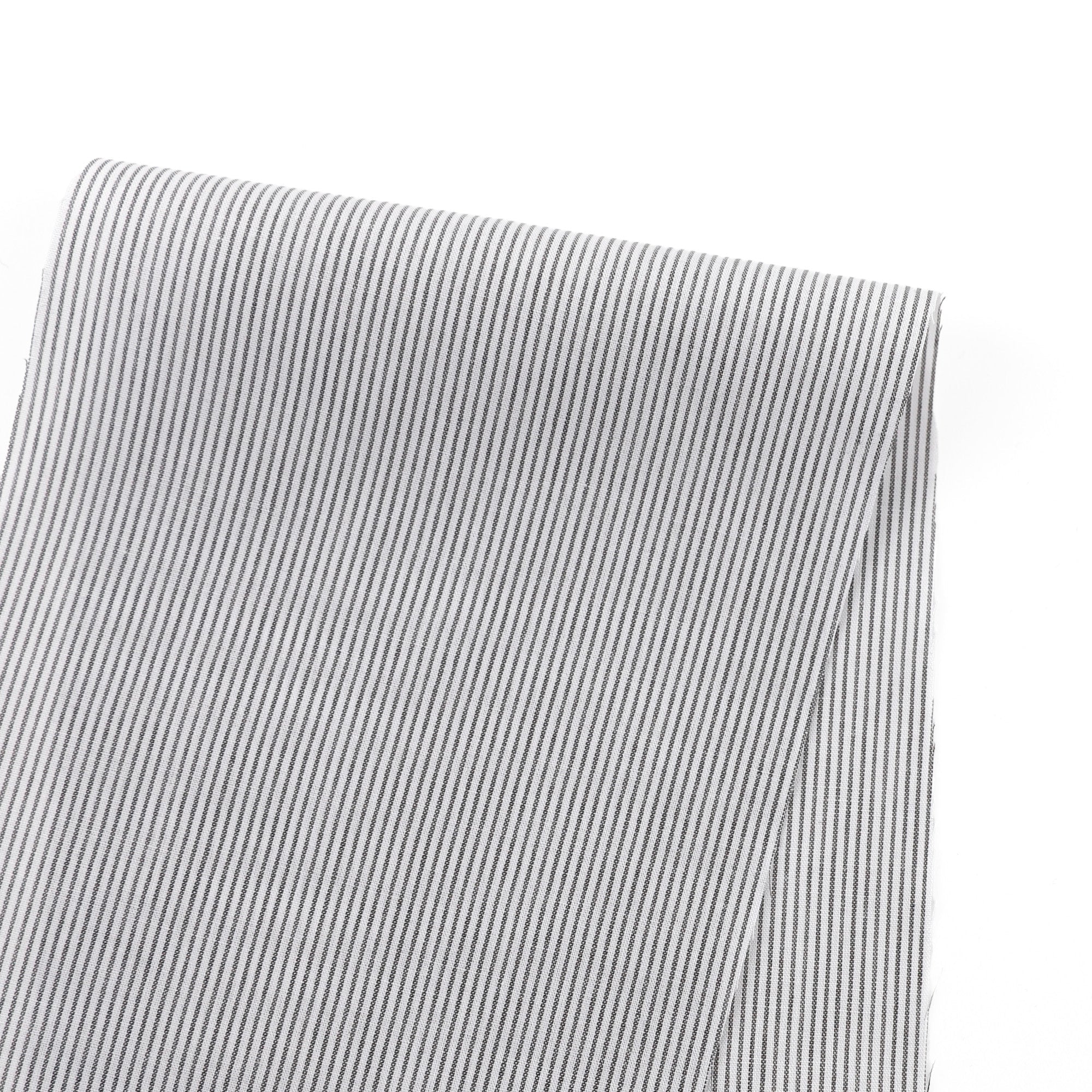 Mini Stripe Cotton - Dove