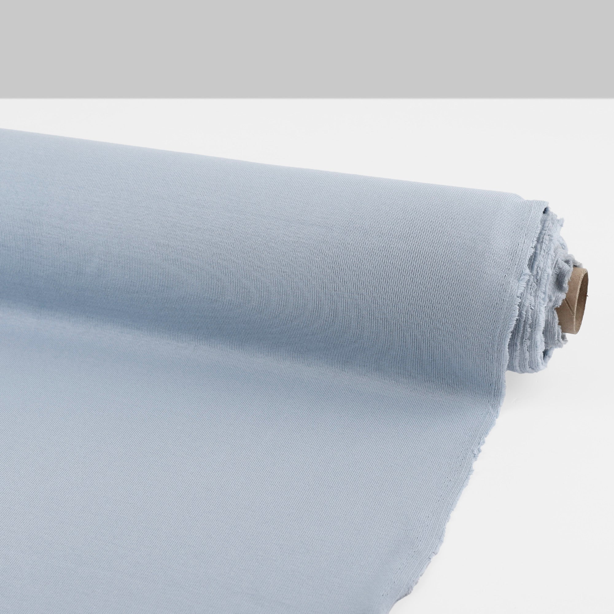 Organic Cotton 1x1 Rib - Sky
