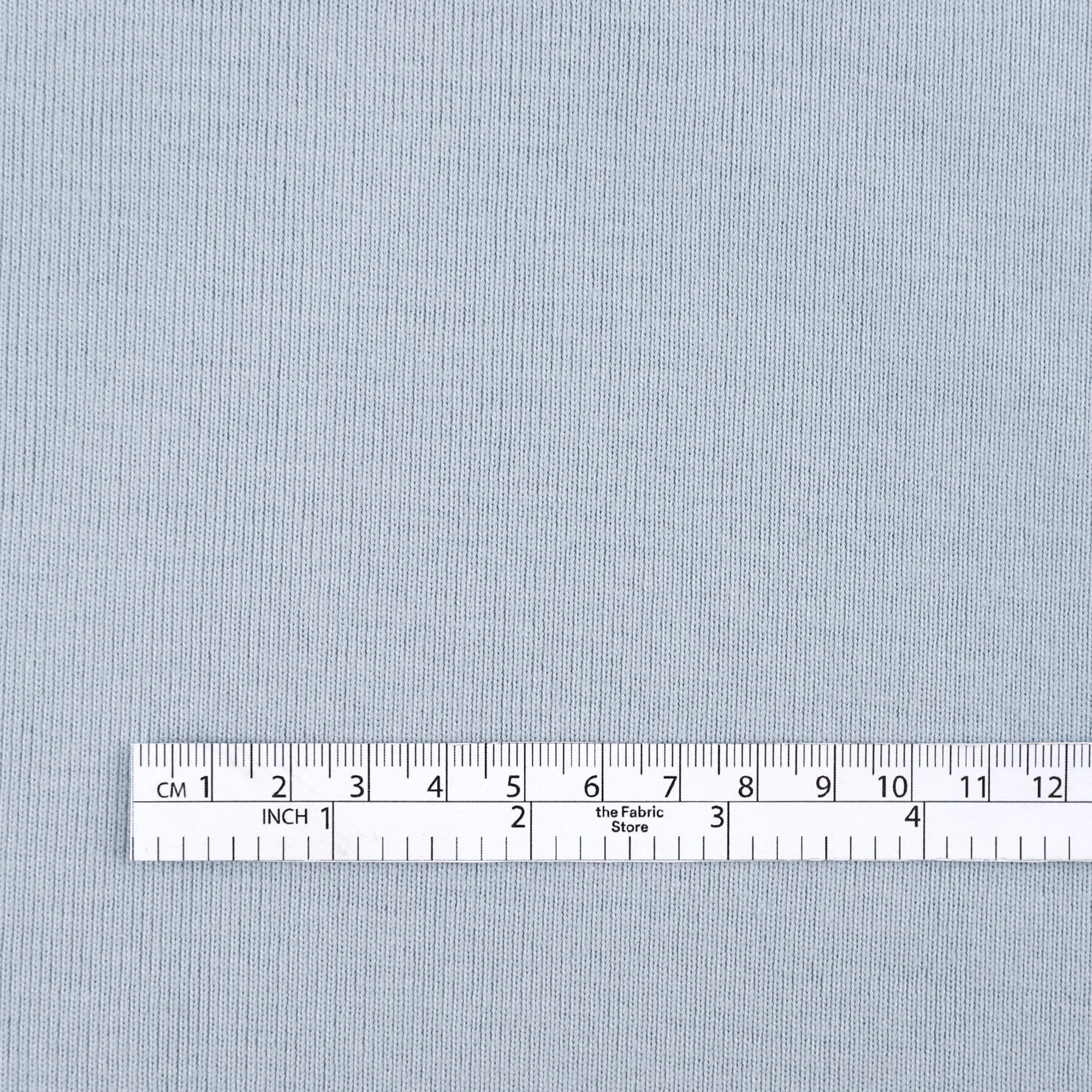 Organic Cotton 1x1 Rib - Sky