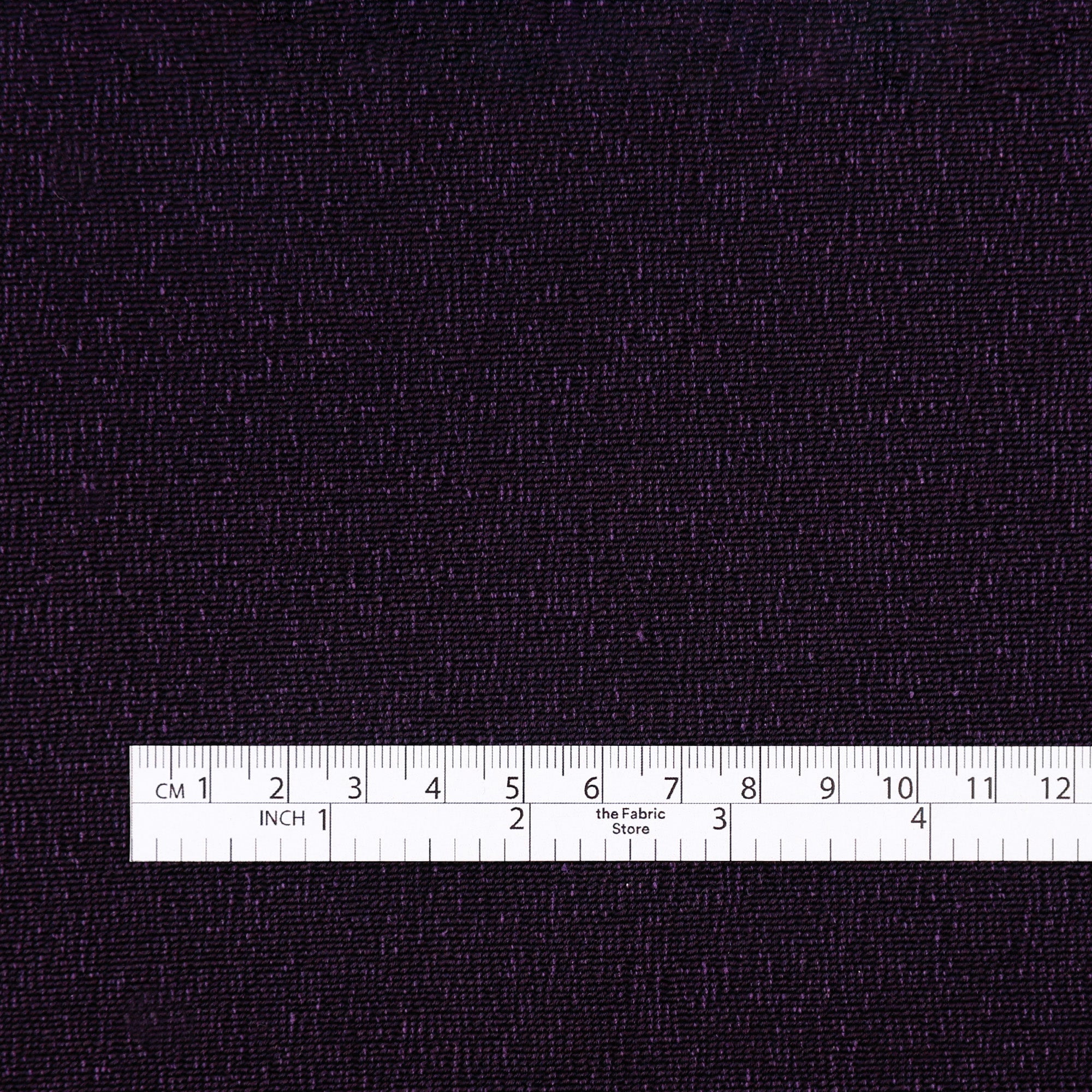 Stretch Viscose/Cotton Faille - Aubergine