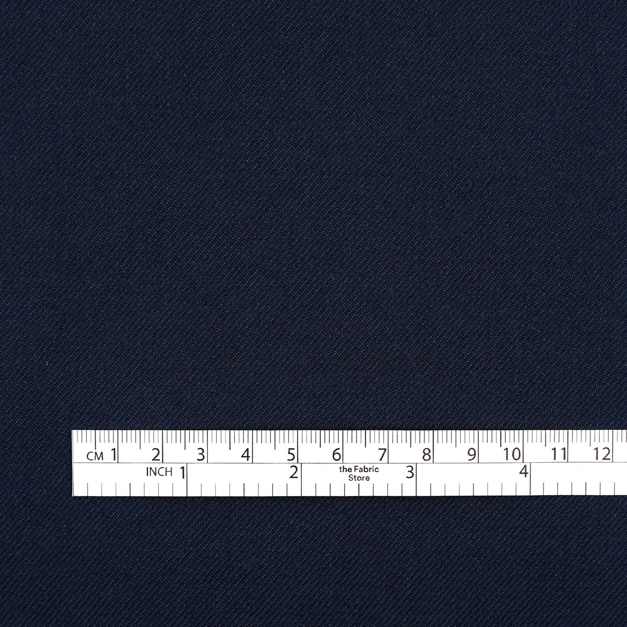 Wool Twill Suiting - Classic Navy