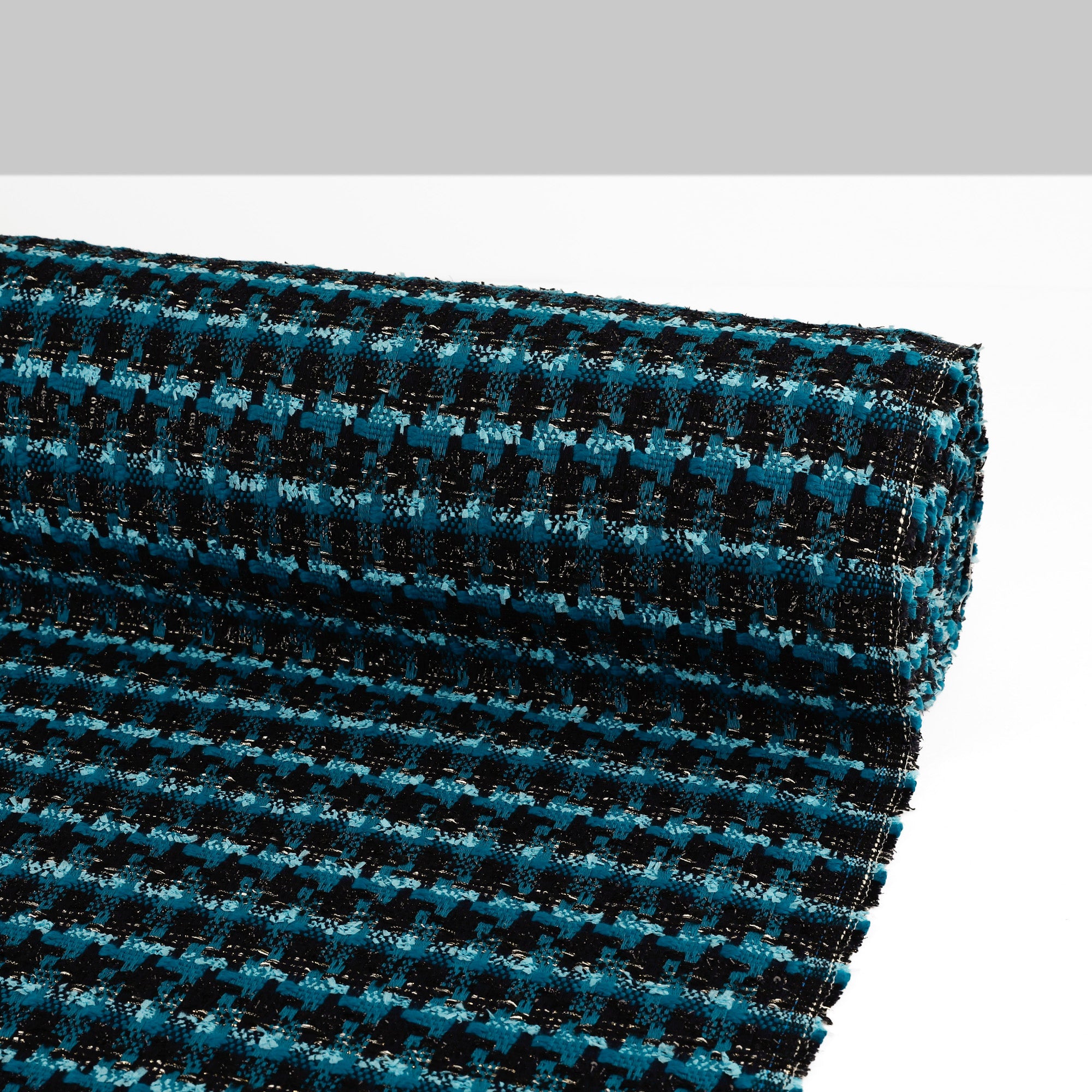Textured Cotton Blend Tweed - Robin
