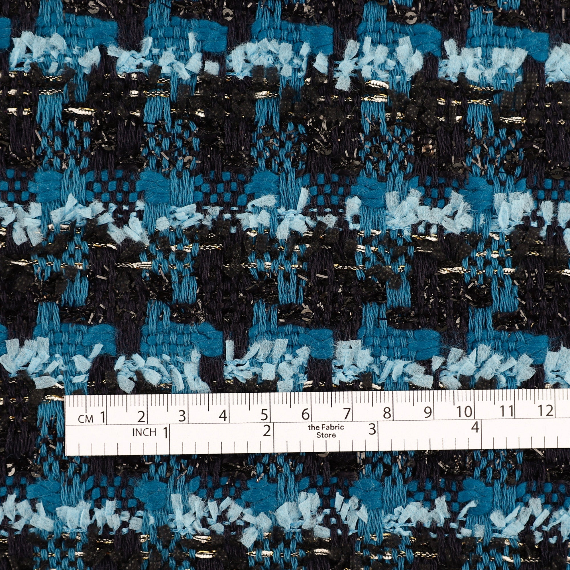 Textured Cotton Blend Tweed - Robin