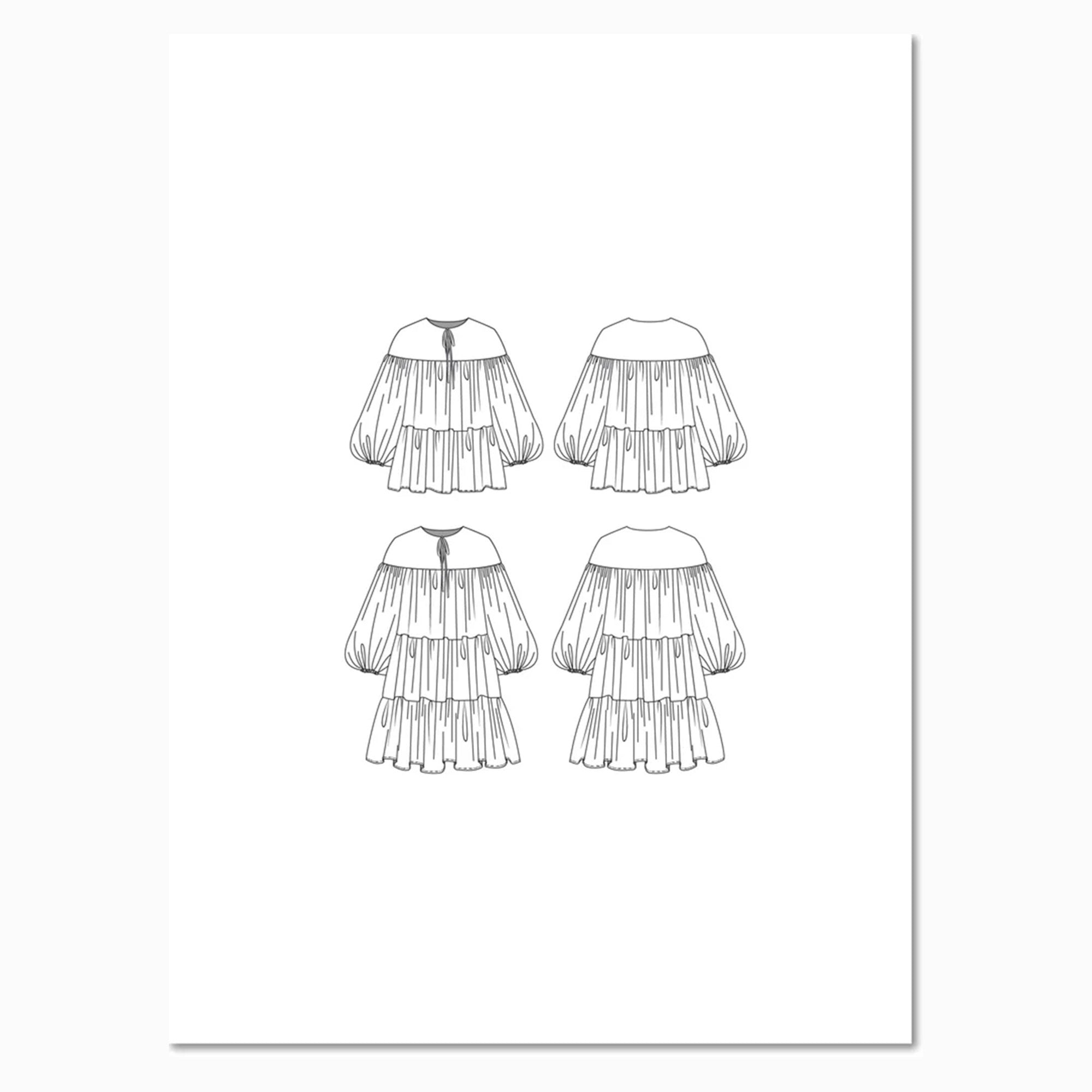 Veronica Tucker - Hazel Dress & Blouse/PDF