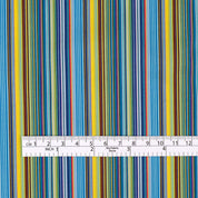 Multi Stripe Stretch Cotton Sateen - Day
