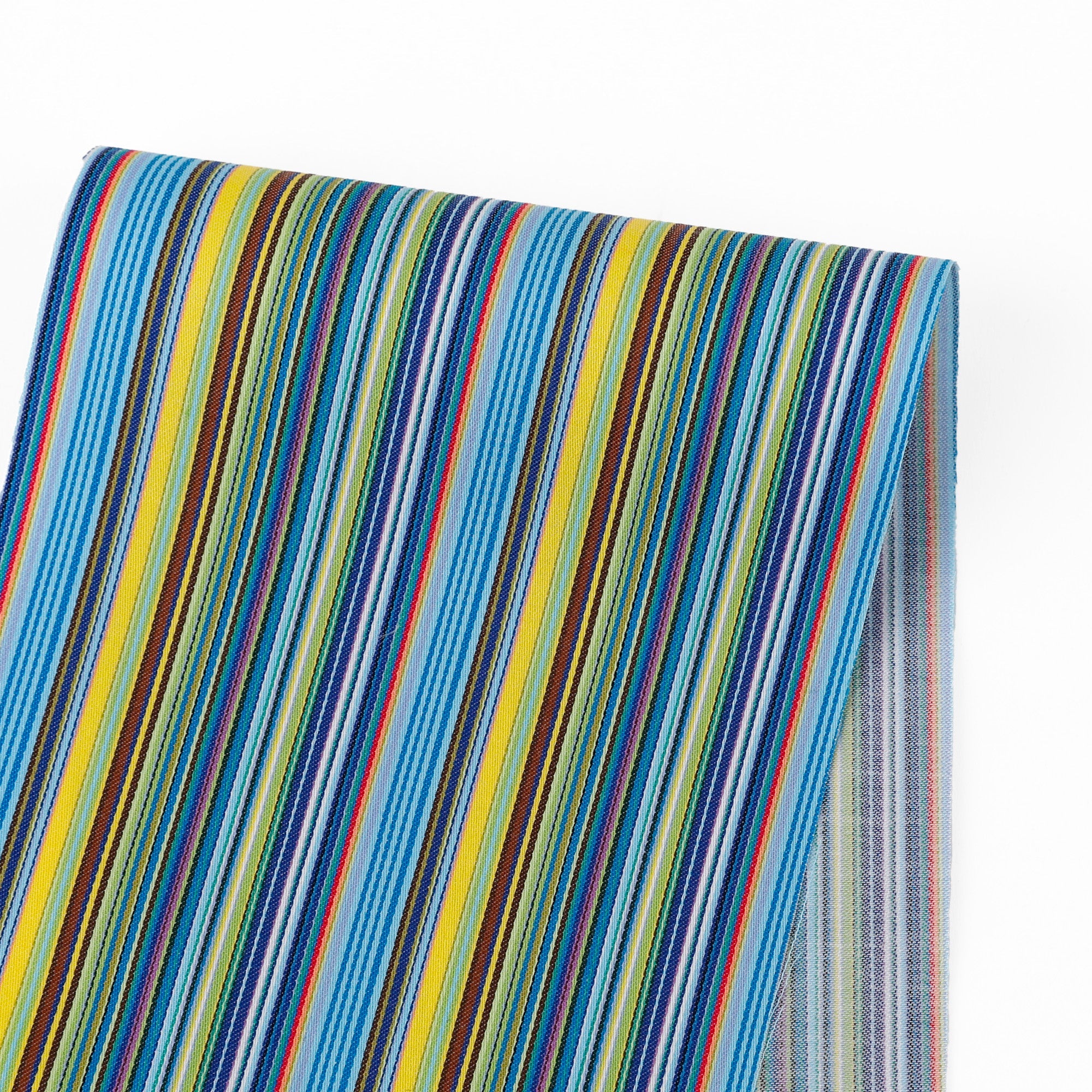 Multi Stripe Stretch Cotton Sateen - Day