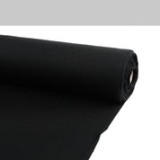 Heavyweight Stretch ZQ Merino 2x1 Rib - Black