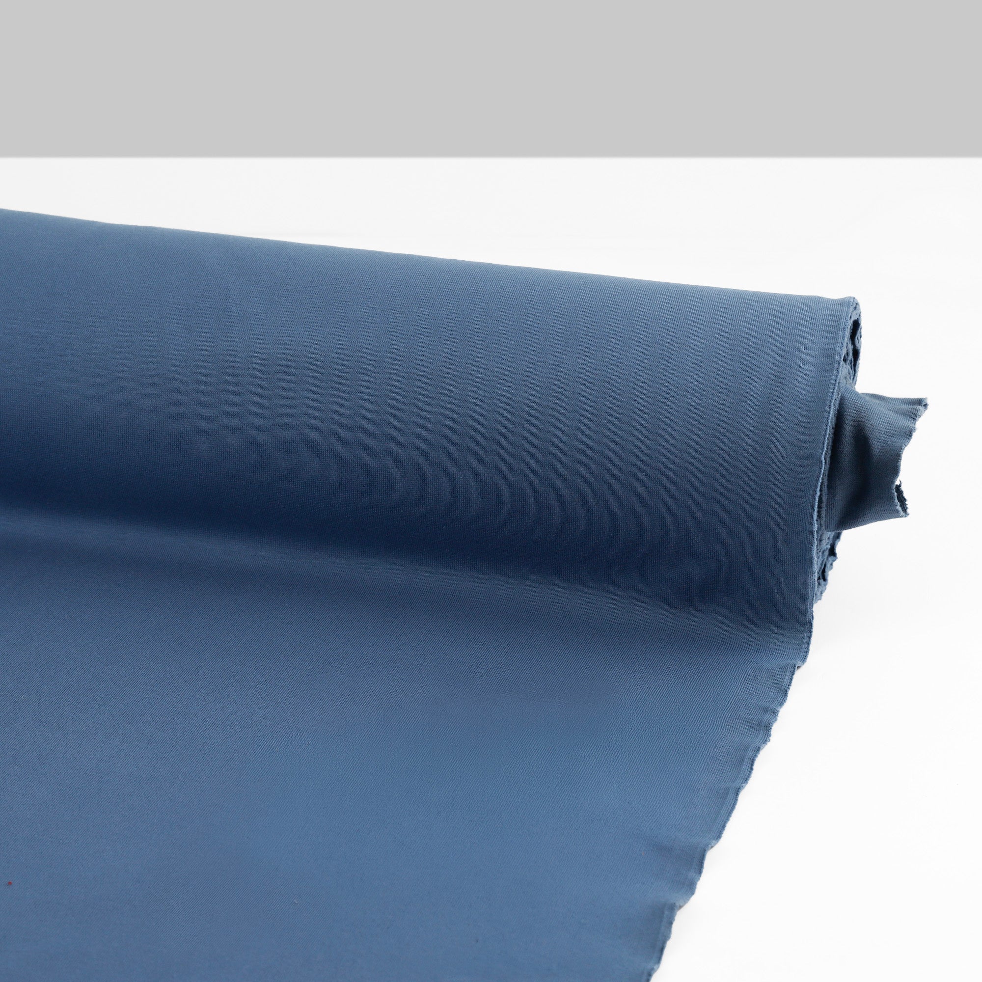 Wide Organic Cotton Rib - River