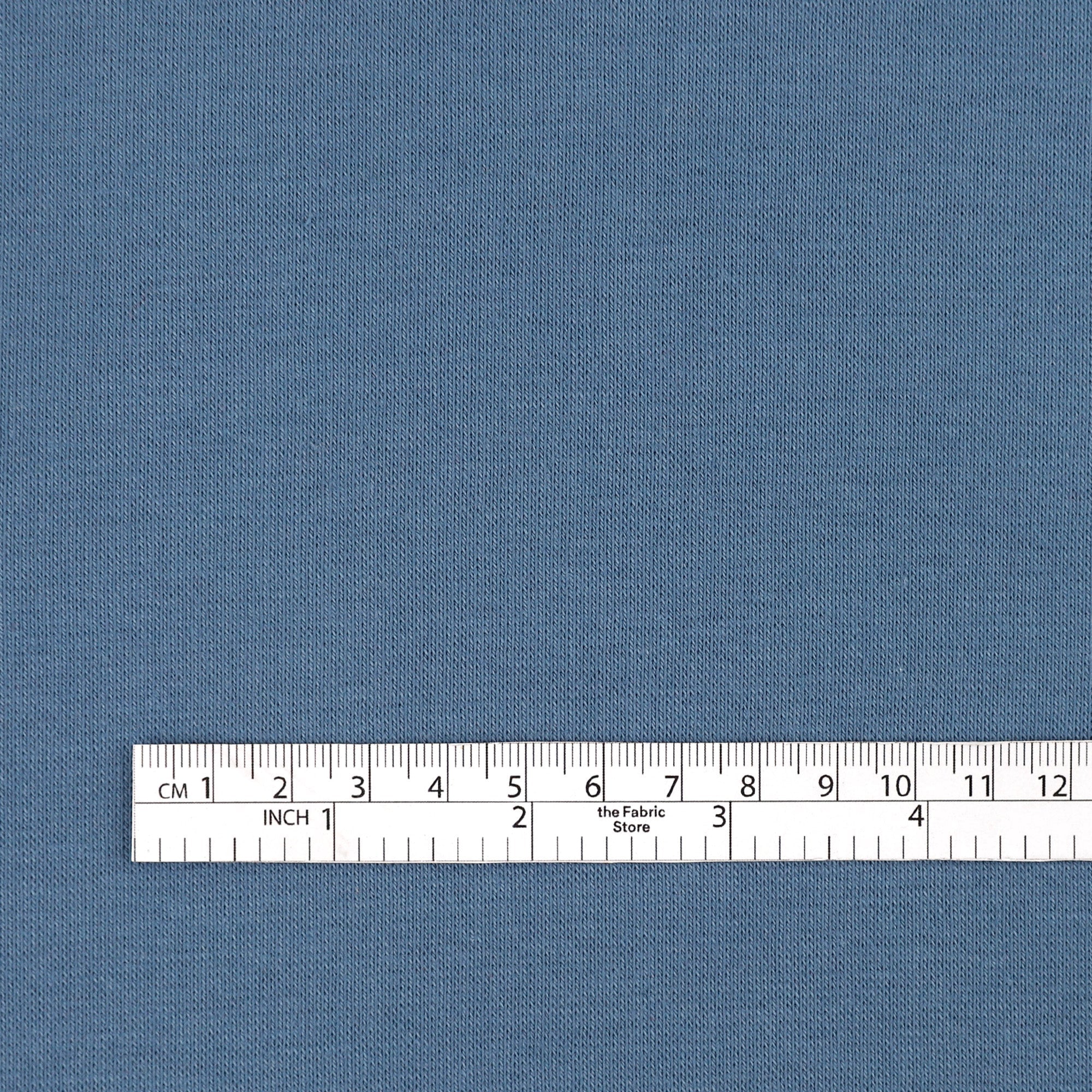 Wide Organic Cotton Rib - River
