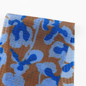 Woven Check Rayon Gauze - Iris Blur