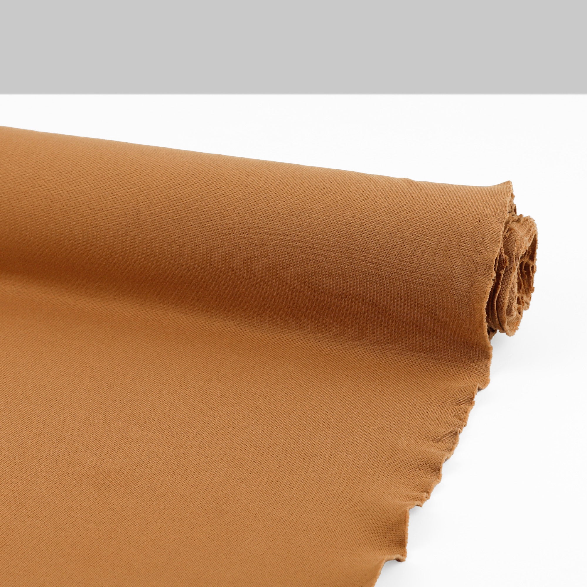 Wide Organic Cotton Rib - Cookie